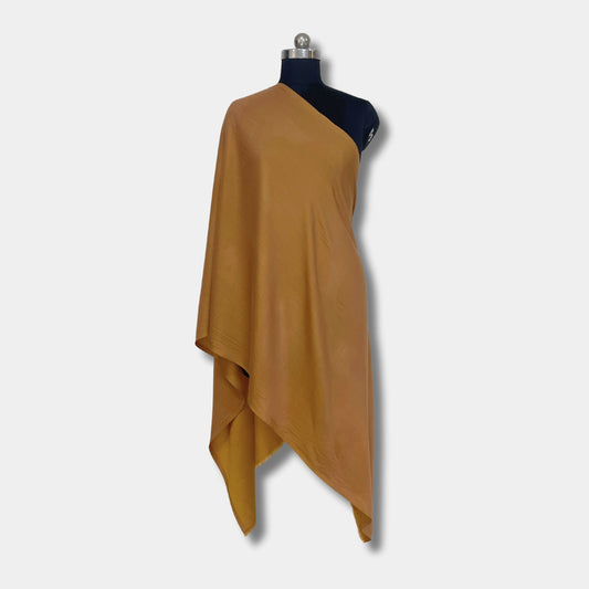 Reversible Pashmina Silk Stole (Bronze)