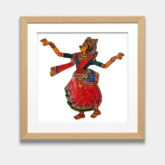 Tholu Bommalata Puppet - Sita (Unframed)