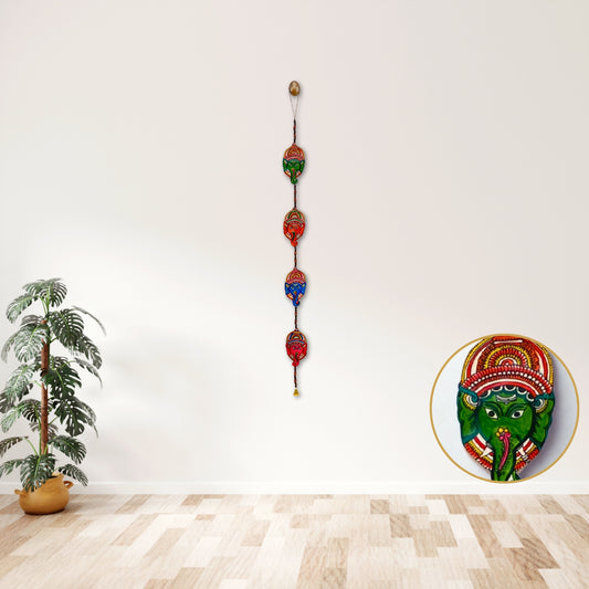 Lord Ganesha Tholu Bommalata Wall Hanging – Handcrafted Leather Art Decor