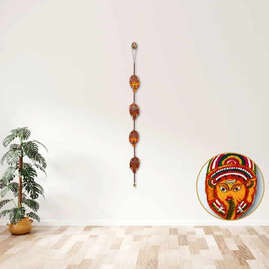 Lord Ganesh Tholu Bommalata Wall Hanging – Handcrafted Leather Art Decor