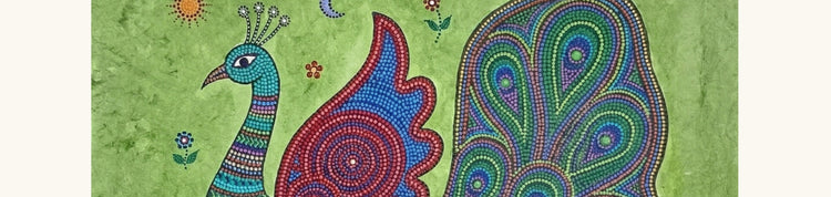 Handmade bhil paintings