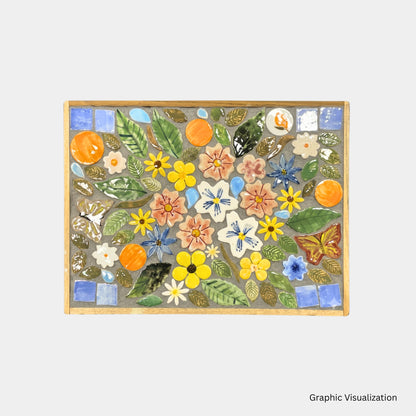 Murasaic Floral Mix DIY Ceramic Mosaic Kit