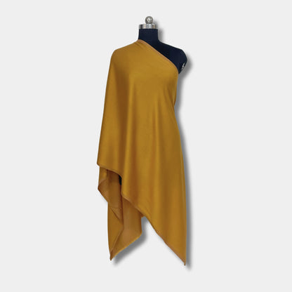 Reversible Pashmina Silk Stole (Bronze)