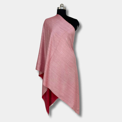 Reversible Pashmina Silk Stole (Red)
