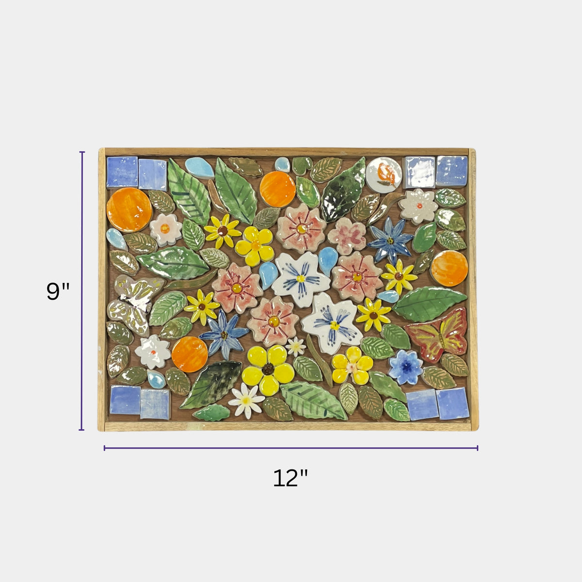 murasaic floral mix diy ceramic mosaic kit