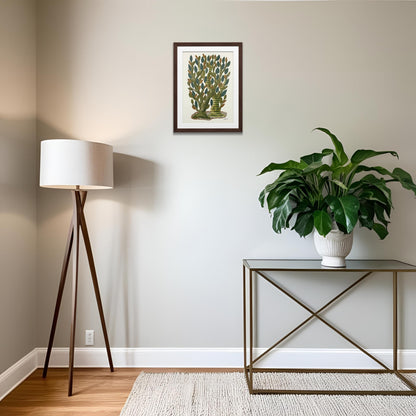 Handmade Gond Painting - The Sacred Grove: Whispering Trees of Wisdom (Unframed)