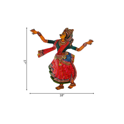 Tholu Bommalata Puppet - Radha (Unframed)