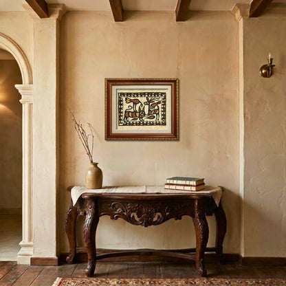 Traditional Sohrai Forest Harmony Wall Art (Unframed)