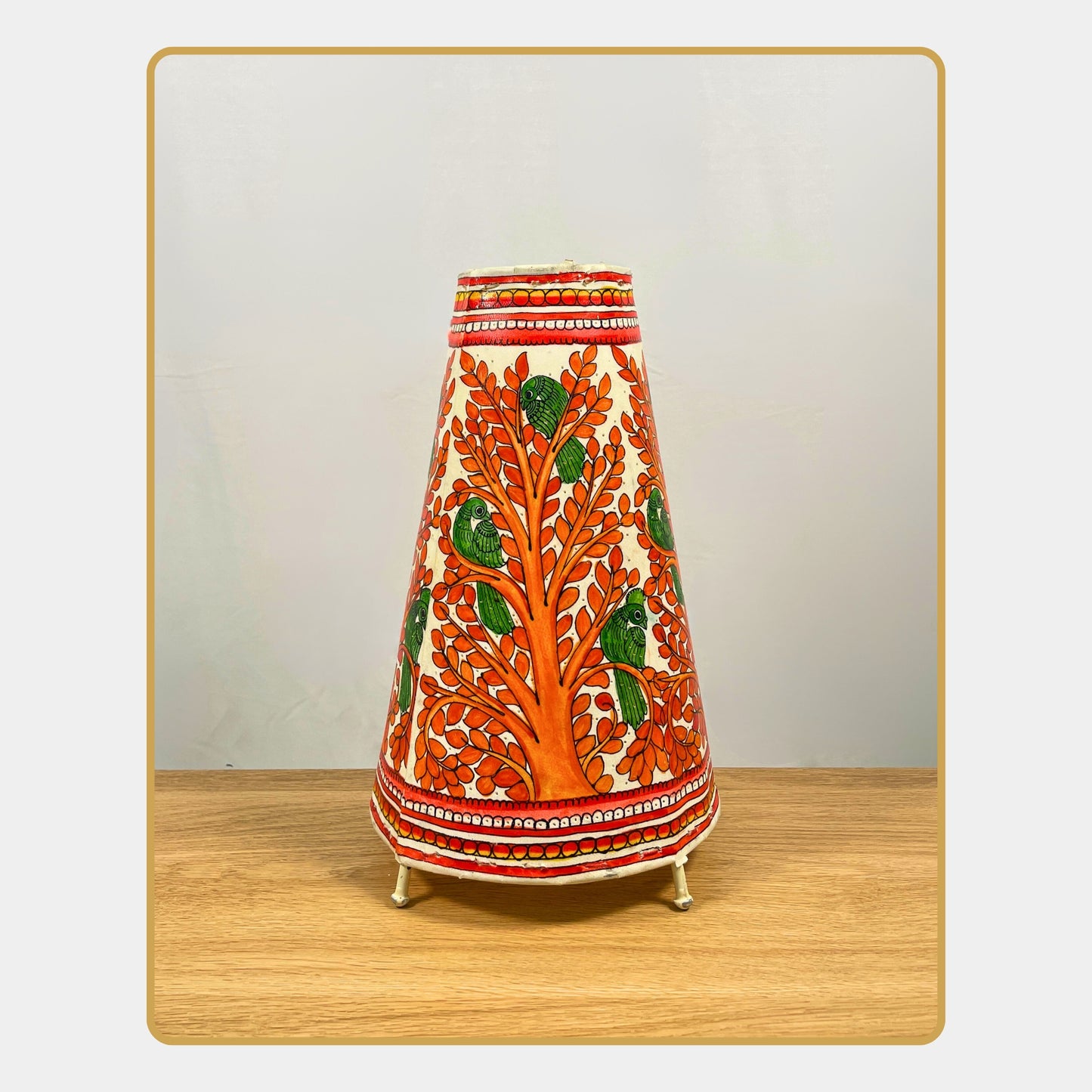 tholu bommalata lamp – tree of life (12" -conical)