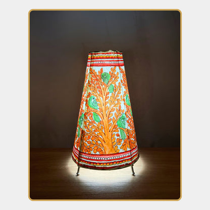 Tholu Bommalata Lamp – Tree of Life (12" -Conical)