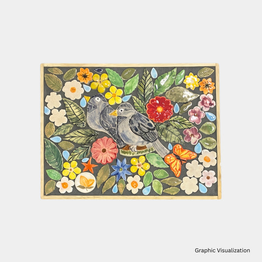Murasaic Jungle Babblers DIY Ceramic Mosaic Kit