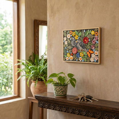 Murasaic Jungle Babblers DIY Ceramic Mosaic Kit