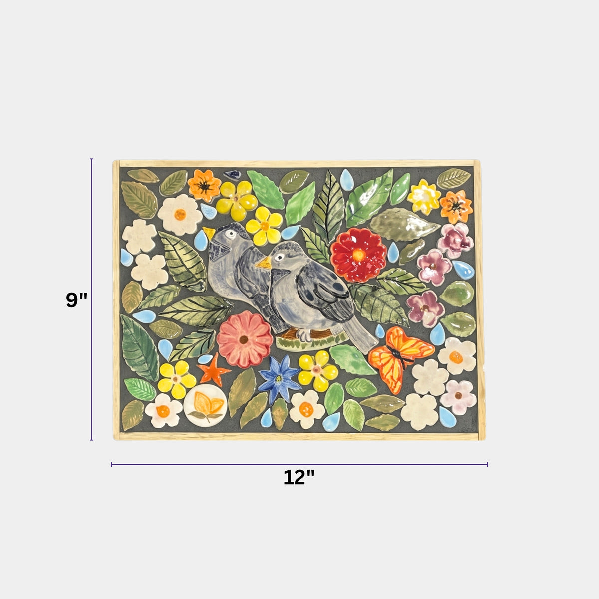 murasaic jungle babblers diy ceramic mosaic kit