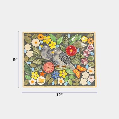 Murasaic Jungle Babblers DIY Ceramic Mosaic Kit