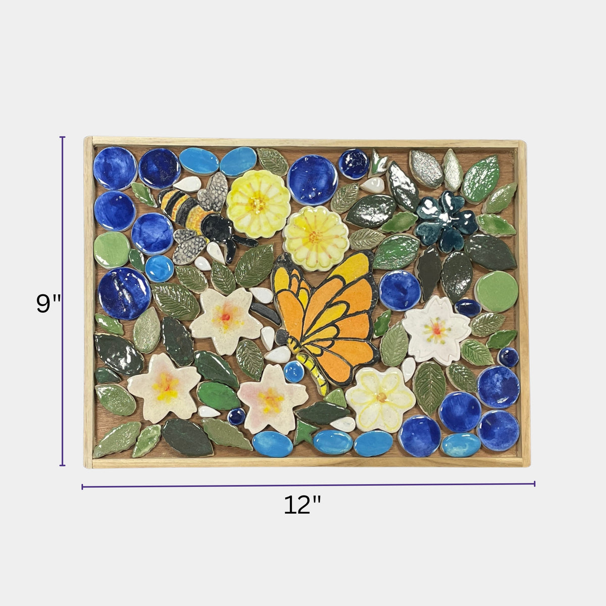 murasaic butterfly & bees diy ceramic mosaic kit