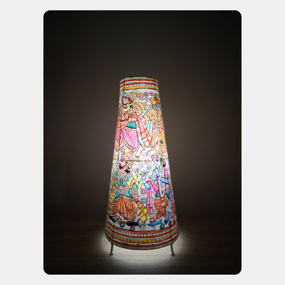 Tholu Bommalata Lamp – Vishnu Avatar (16" - Conical)