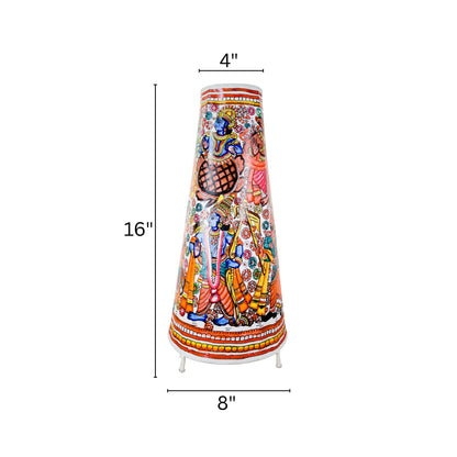 Tholu Bommalata Lamp – Vishnu Avatar (16" - Conical)